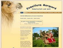 Tablet Screenshot of kamelfarm.de